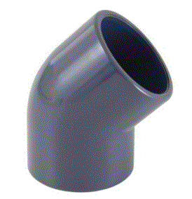 Joelho PVC 50 45º