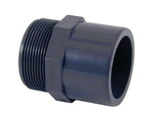 União transição PVC 50x63x 1"½