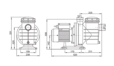 BOMBA DE PISCINA POWER 075 HP M